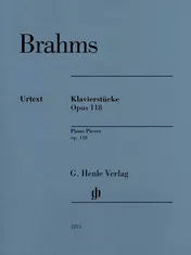 Omslag van Piano Pieces Op. 118 Instrumentation: Piano Solo