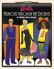 Omslag van Barbie Fashions Through the Decades: A Paper Doll Book