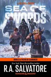 Omslag van Sea of Swords: Dungeons & Dragons Book 3 of the Paths of Darkness Trilogy