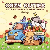 Omslag van Cozy Cuties Coloring Book for Adults and Kids