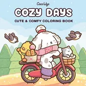 Omslag van Cozy Days Coloring Book for Adults and Kids