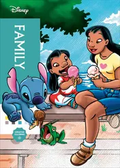 Omslag van Disney Mystery Coloring: Family A Color by Number Book
