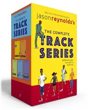 Omslag van Jason Reynolds's The Complete Track Series (Boxed Set) Ghost; Patina; Sunny; Lu; Coach