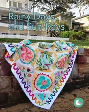 Omslag van Rainy Days and Sun Rays Quilt Pattern and Videos Build Your Quilt-making Skills One Step at a Time