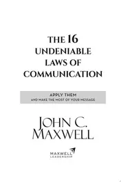 Omslag van The 16 Undeniable Laws of Communication Apply Them and Make the Most of Your Message