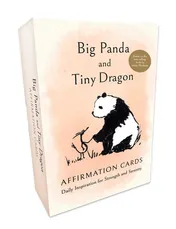 Omslag van Big Panda and Tiny Dragon Affirmation Cards Daily Inspiration for Strength and Serenity