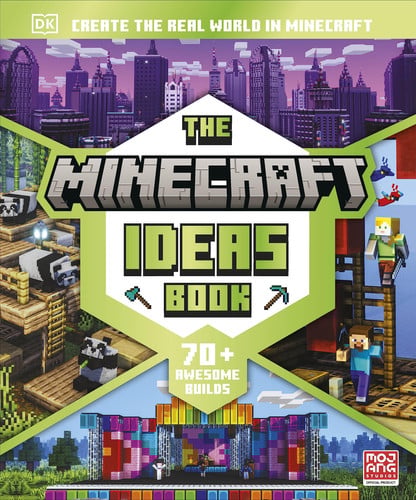 Omslag van The Minecraft Ideas Book Create the Real World in Minecraft with 70+ Awesome Builds
