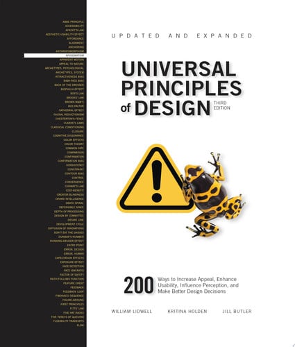 Omslag van Universal Principles of Design, Updated and Expanded Third Edition 200 Ways to Enhance Usability, Influence Perception, Increase Appeal, Make Better Design Decisions, and Teach Through Design