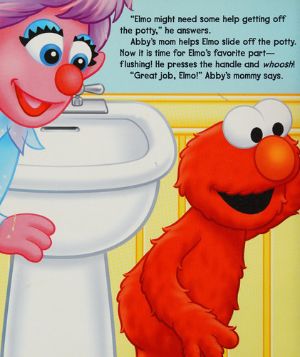 Omslag van Sesame Street: Let's Go Potty, Elmo!