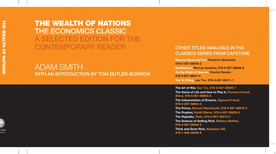 Omslag van The Wealth of Nations The Economics Classic - A Selected Edition for the Contemporary Reader