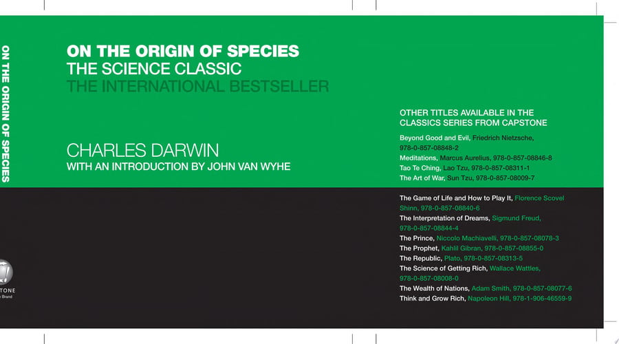 Omslag van On the Origin of Species The Science Classic