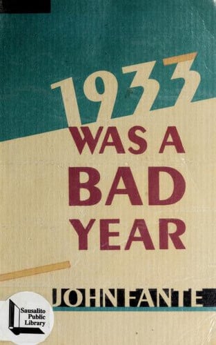 Omslag van 1933 Was A Bad Year