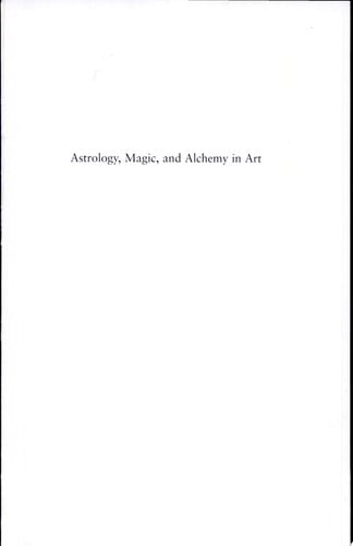 Omslag van Astrology, Magic, and Alchemy in Art