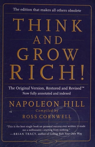 Omslag van Think and Grow Rich! The Original Version, Restored and Revisedâ„[