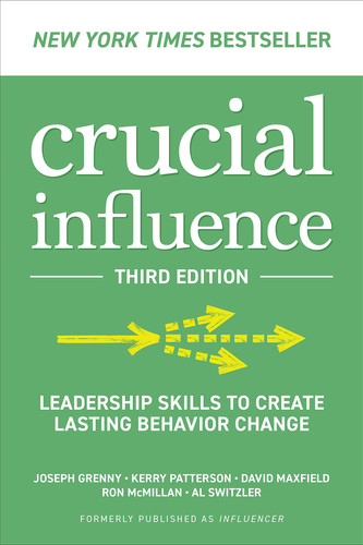 Omslag van Crucial Influence, Third Edition: Leadership Skills to Create Lasting Behavior Change