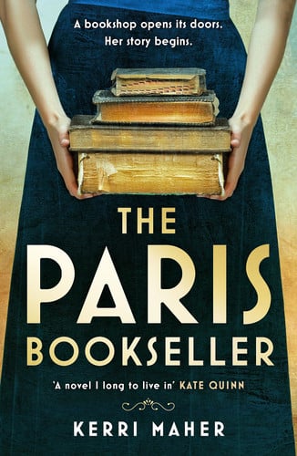 Omslag van The Paris Bookseller A Sweeping Story of Love, Friendship and Betrayal in Bohemian 1920s Paris