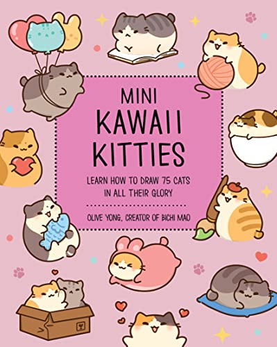 Omslag van Kawaii Kitties Learn How to Draw 75 Cats in All Their Glory