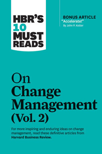 Omslag van HBR's 10 Must Reads on Change Management