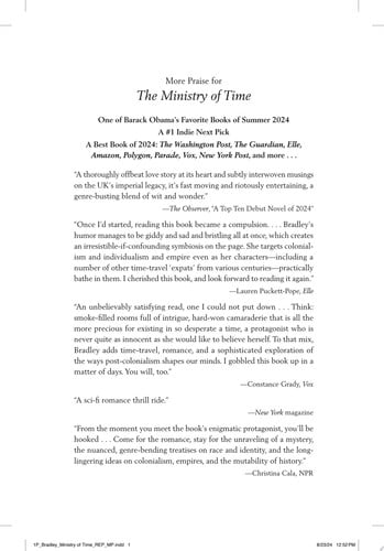 Omslag van The Ministry of Time A Novel