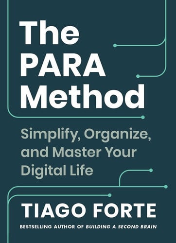 Omslag van The PARA Method Simplify, Organize, and Master Your Digital Life