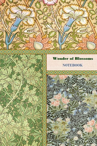 Omslag van Wonder of Blossoms NOTEBOOK [ruled Notebook/Journal/Diary to Write In, 60 Sheets, Medium Size (A5) 6x9 Inches]