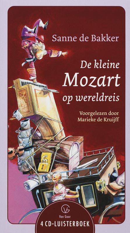 Omslag van De Kleine Mozart op wereldreis