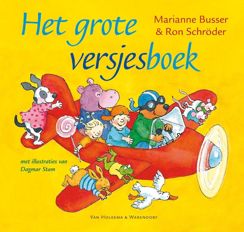 Omslag van grote versjesboek