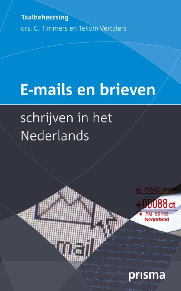 Omslag van E-mails en brieven schrijven in het Nederlands