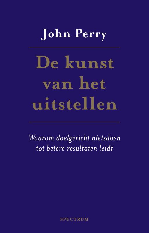 Omslag van De kunst van het uitstellen