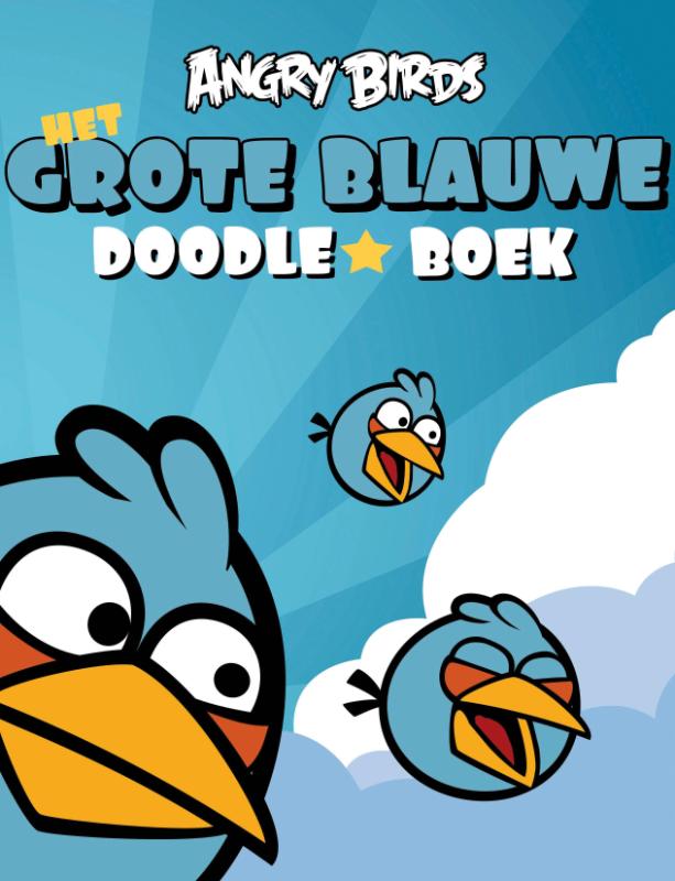 Omslag van Angry Birds Het grote blauwe doodleboek
