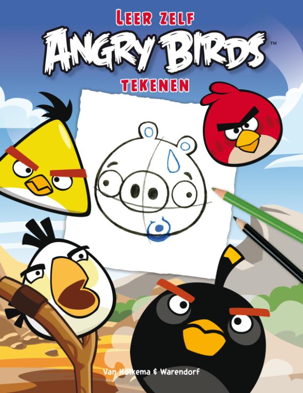 Omslag van Leer zelf Angry Birds tekenen