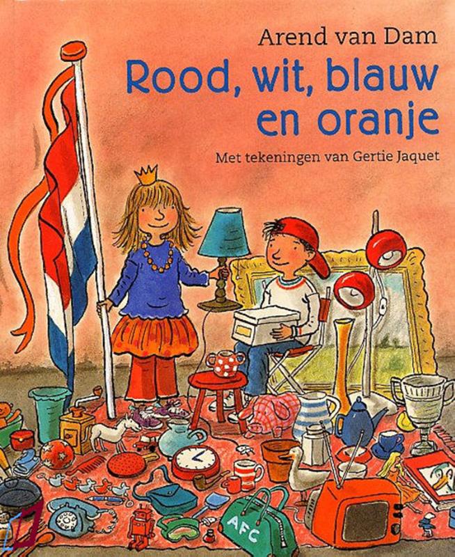 Omslag van Rood, wit, blauw en oranje