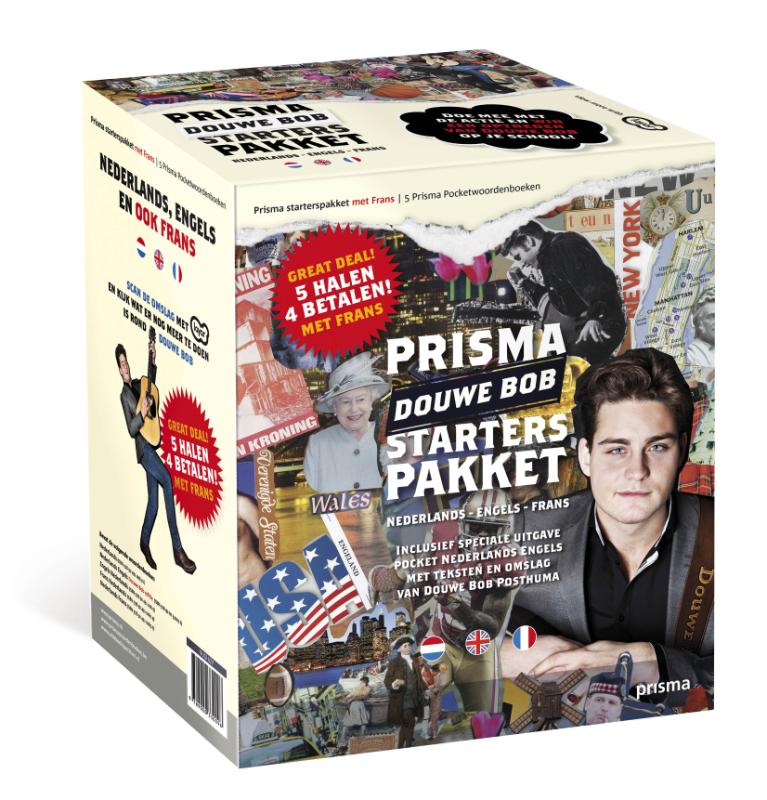 Omslag van Prisma pocketpakket Douwe Bob met Frans 5 titels N-E-F