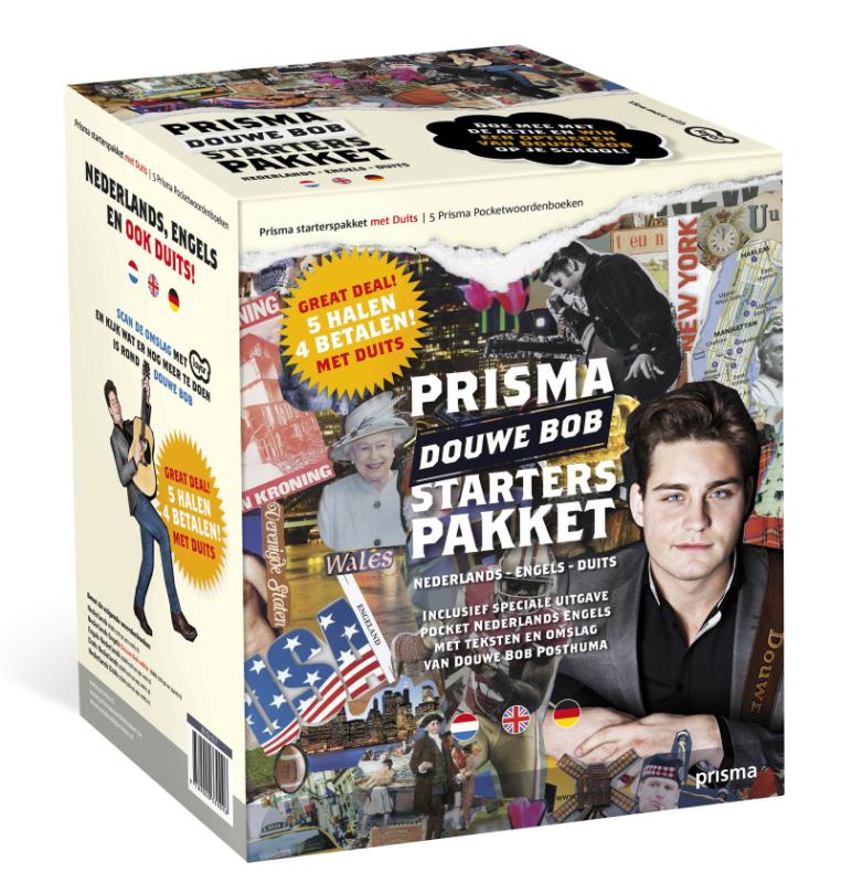 Omslag van Prisma pocketpakket Douwe Bob met Duits 5 titels N-E-D