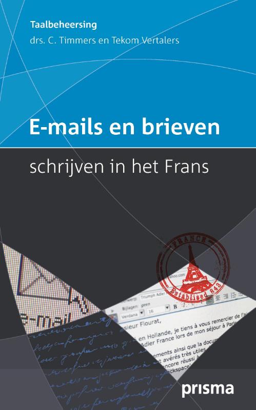 Omslag van E-mails en brieven schrijven in het Frans
