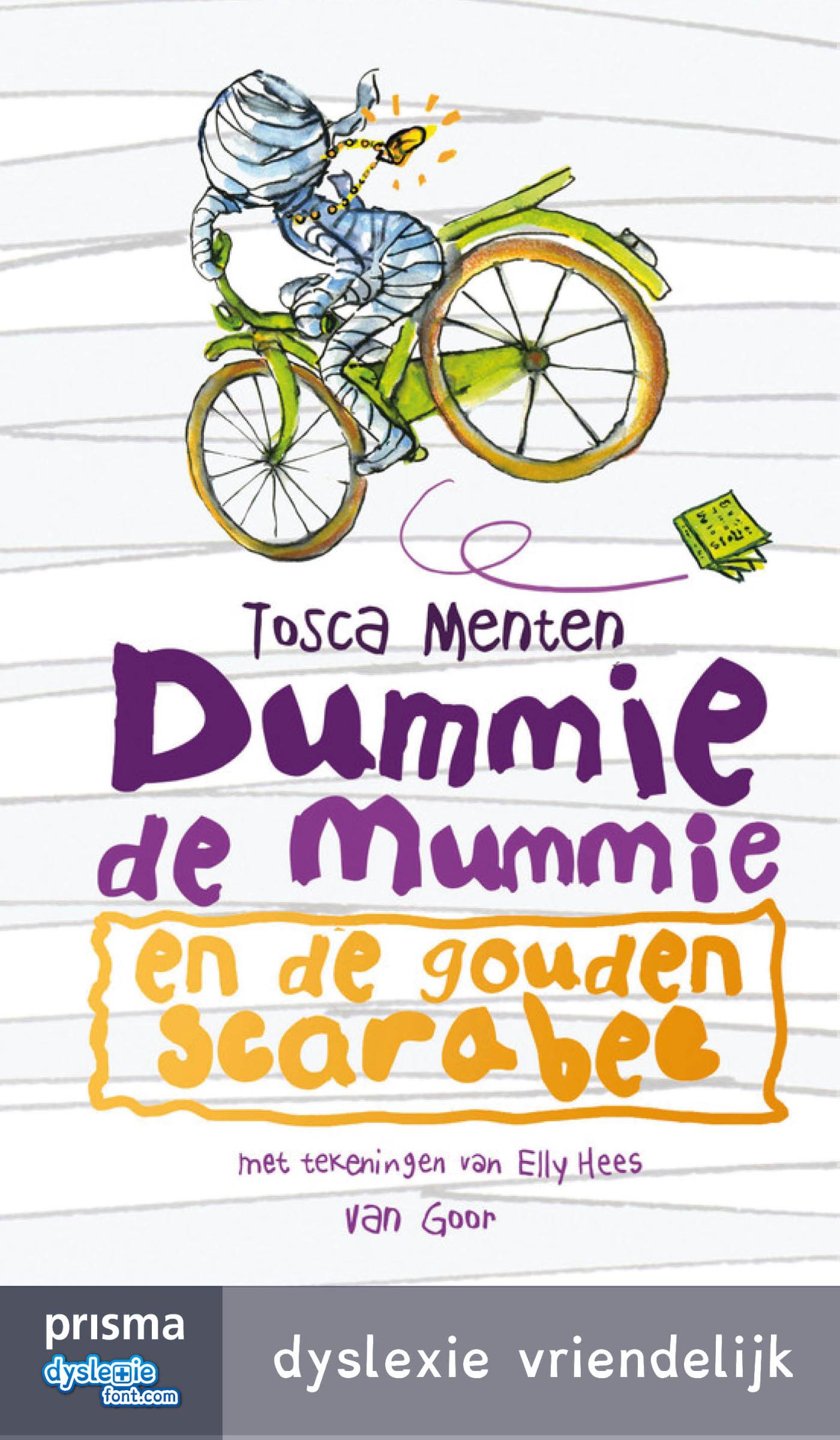 Omslag van Dummie de mummie en de gouden scarabee
