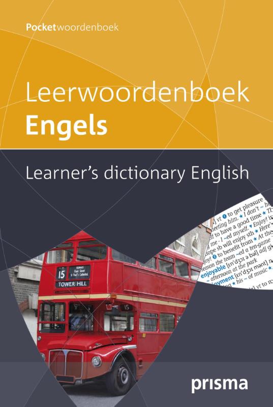 Omslag van Prisma leerwoordenboek Engels