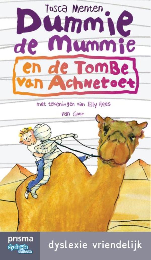 Omslag van Dummie de mummie en de tombe van Achnetoet