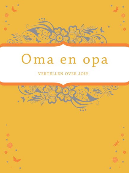 Omslag van Oma en opa vertellen over jou!