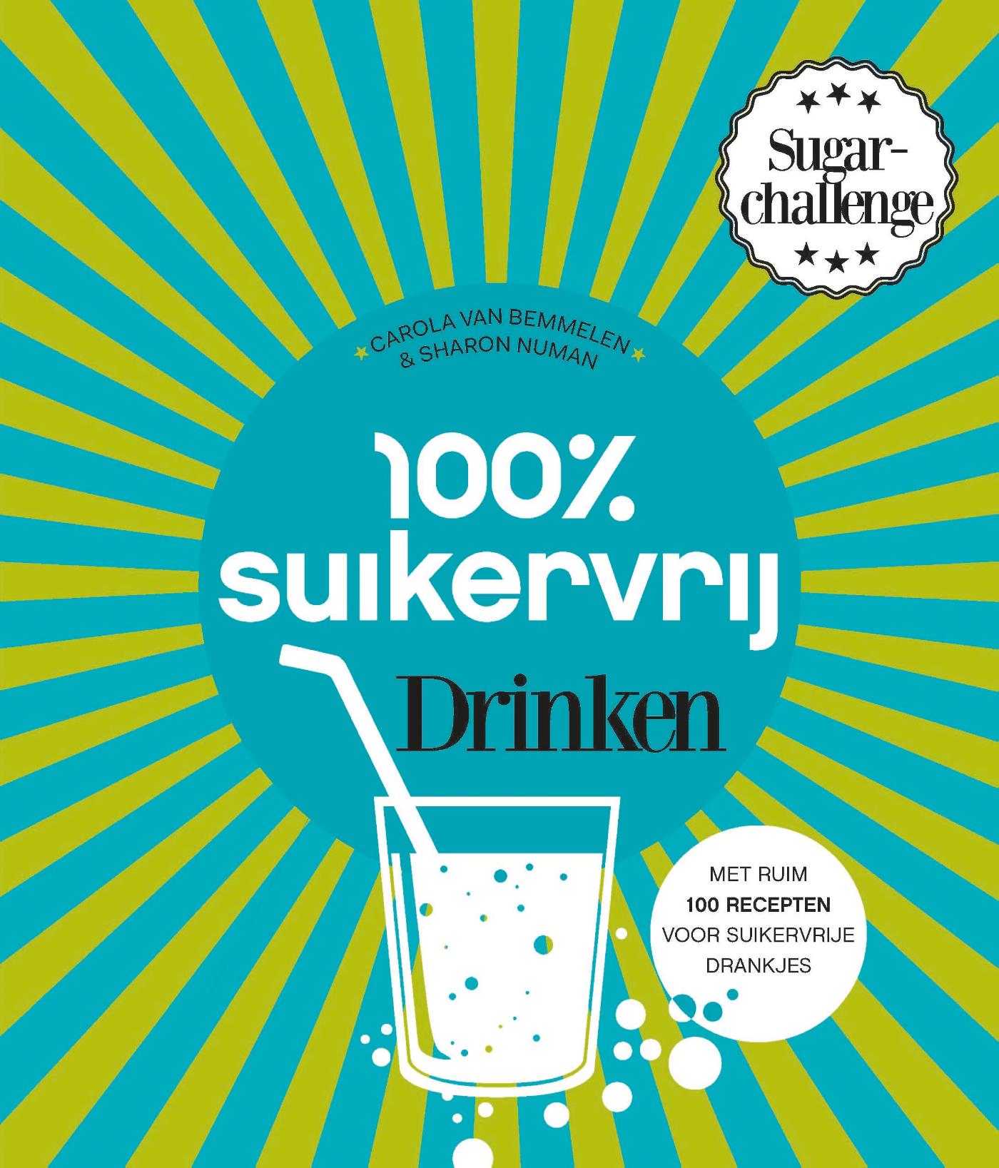 Omslag van 100% suikervrij drinken