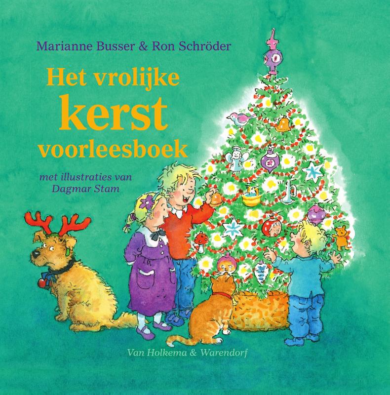 Omslag van Het vrolijke kerst voorleesboek