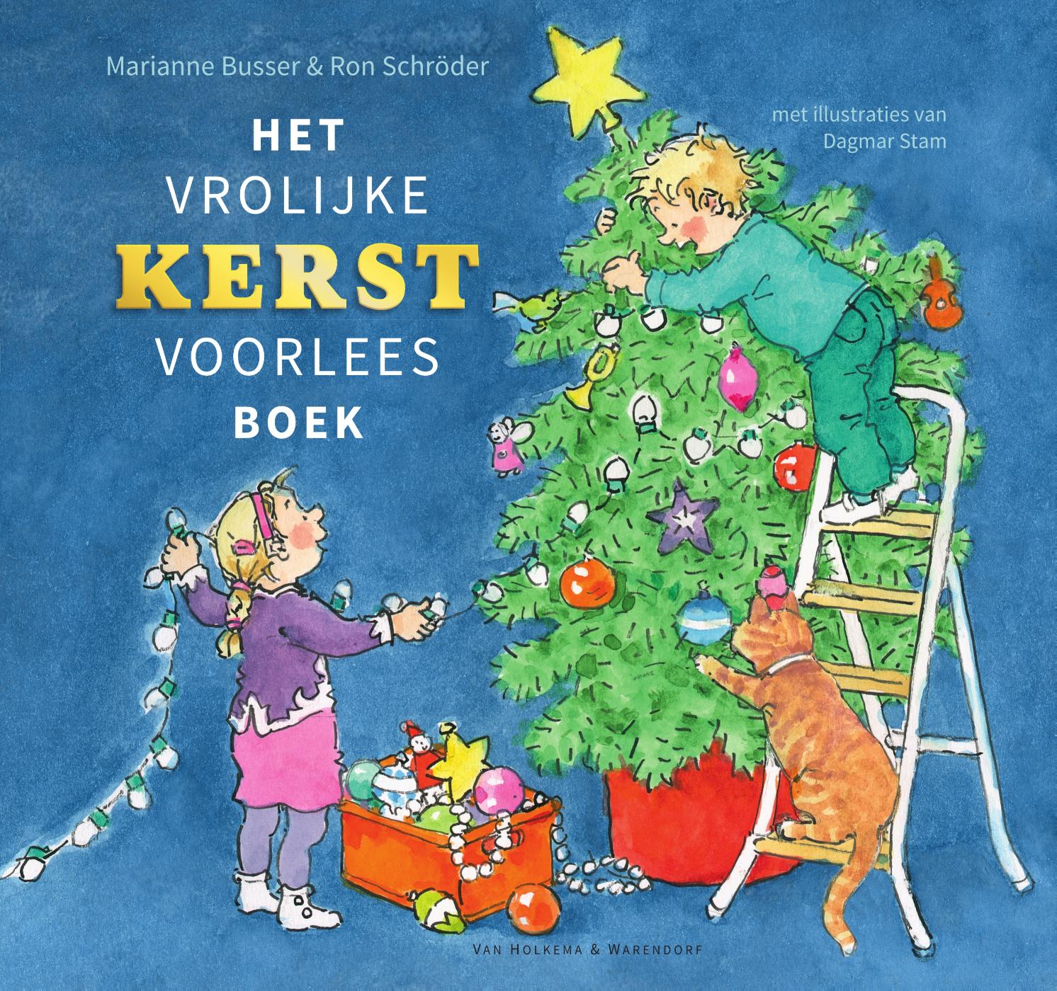 Omslag van Het vrolijke kerst voorleesboek