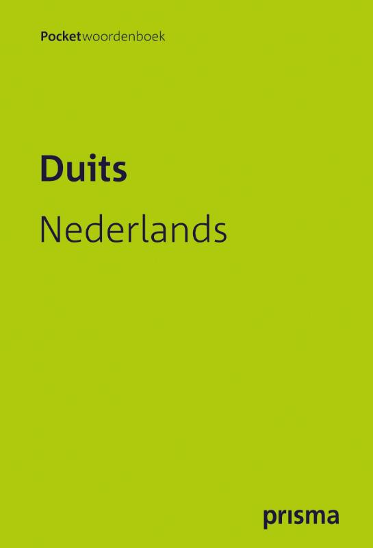 Omslag van Prisma pocketwoordenboek Duits-Nederlands
