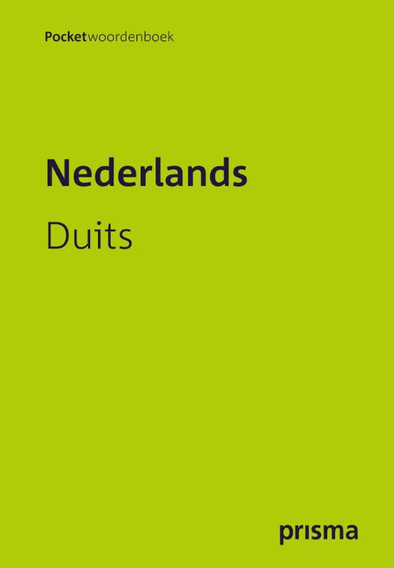 Omslag van Prisma pocketwoordenboek Nederlands-Duits