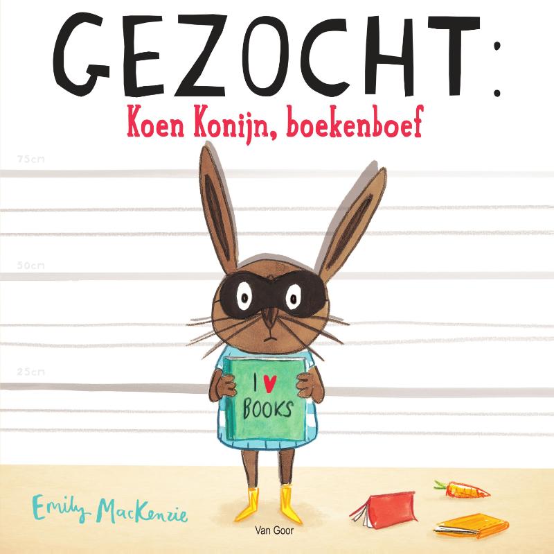Omslag van Gezocht: Koen Konijn, boekenboef