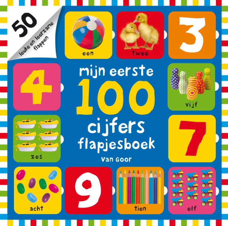 Omslag van Mijn eerste 100 cijfers flapjesboek