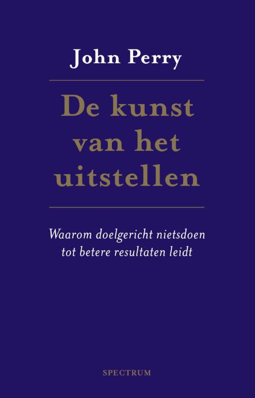 Omslag van De kunst van het uitstellen