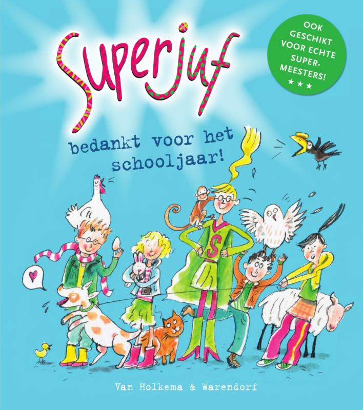 Omslag van Superjuf, bedankt voor het schooljaar!