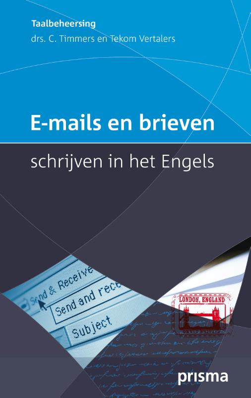 Omslag van E-mails en brieven schrijven in het Engels