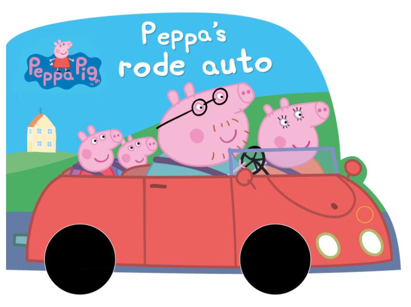 Omslag van Peppa's rode auto